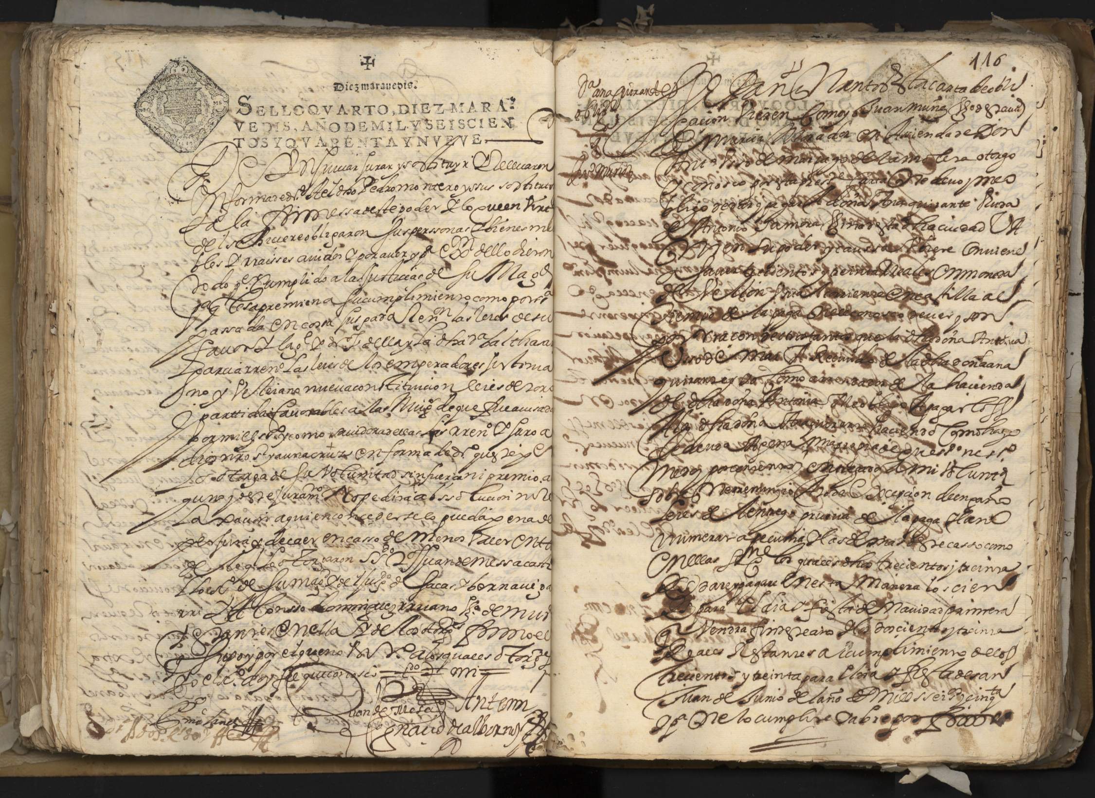 Registro de Ignacio de Albornoz y Velasco, Murcia de 1649.